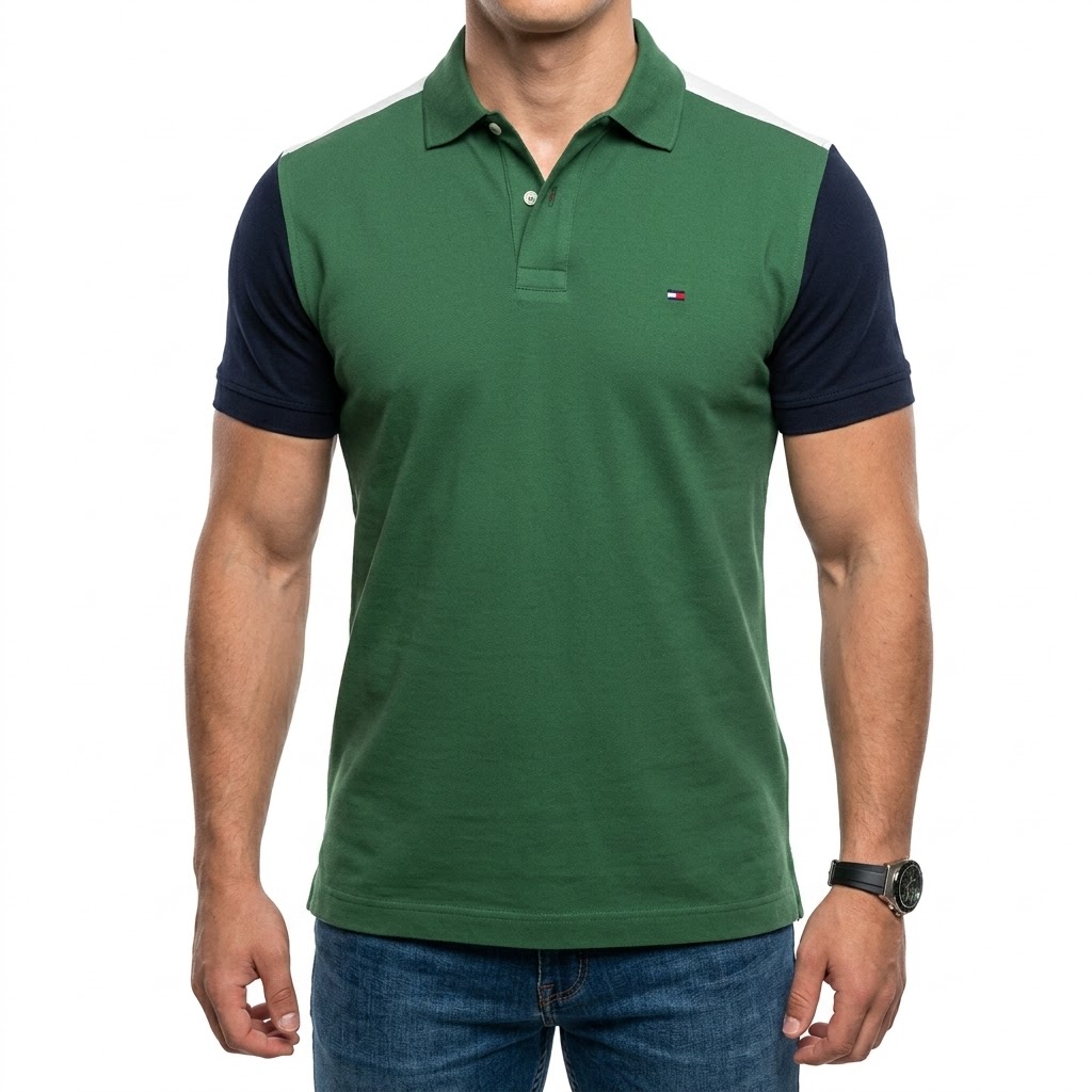 Tommy Hilfiger Polo Majica s kontrastnim rukavima