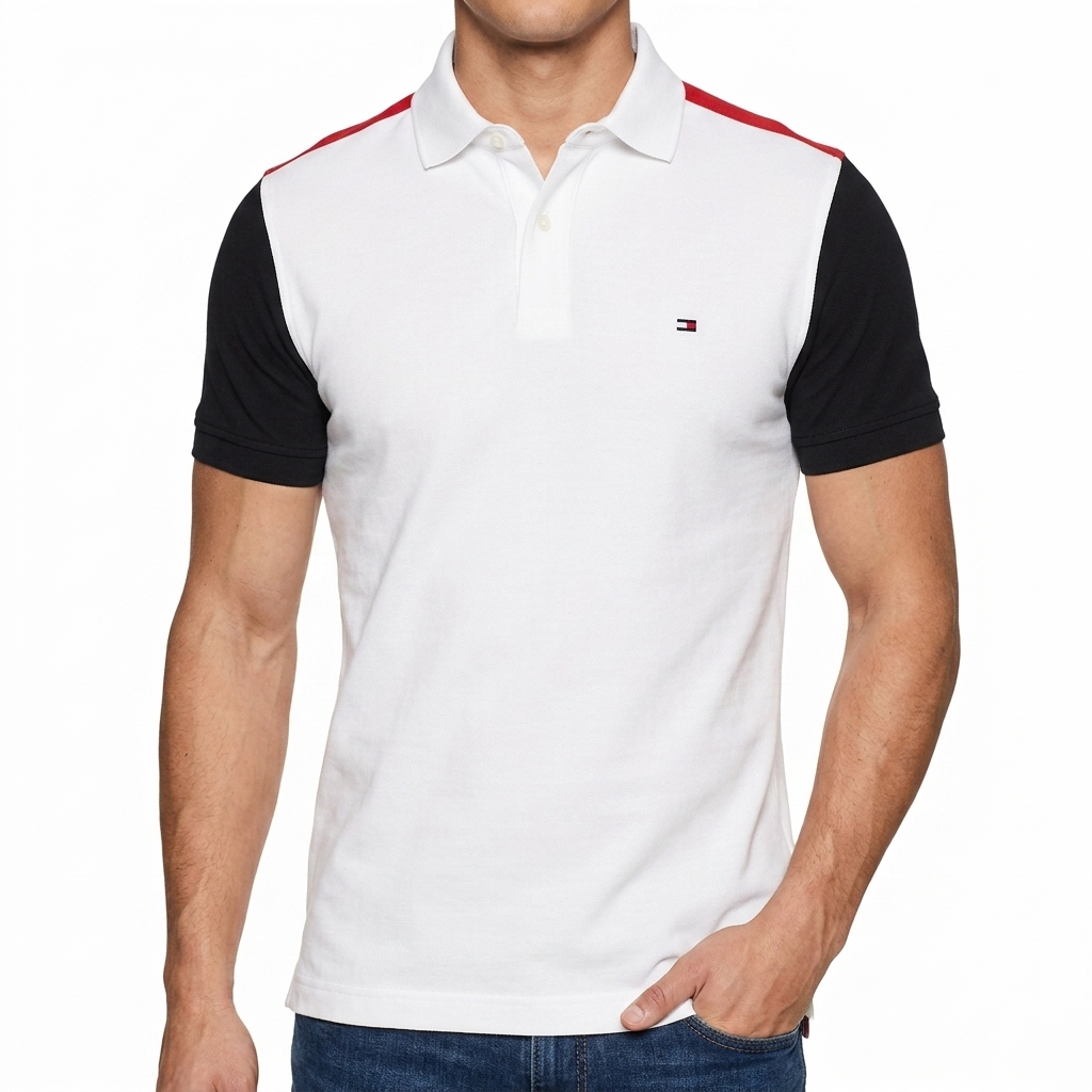 Tommy Hilfiger Polo Majica s kontrastnim rukavima