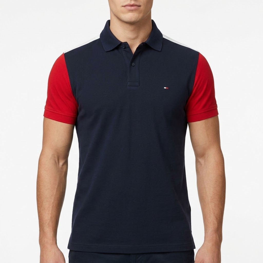 Tommy Hilfiger Polo Majica s crvenim rukavima