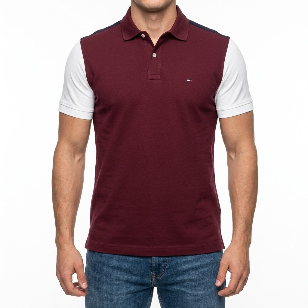 Tommy Hilfiger Polo Majica s kontrastnim rukavima